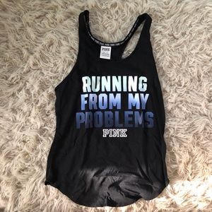 vs pink, athletic tank top